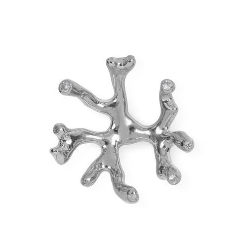 Maniglia per mobile in nichel - CODIUM LE4013 - PullCast - in cristallo di zirconio / spazzolata / levigata