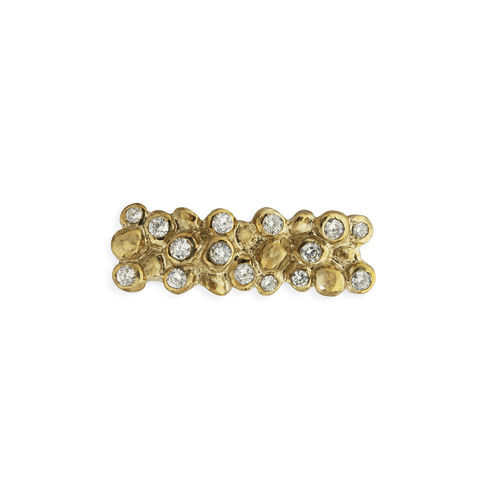 Maniglia per mobile in cristallo Swarovski® - FEU LE4016 - PullCast - in ottone lucidato / in ottone placcato oro / in ottone spazzolato