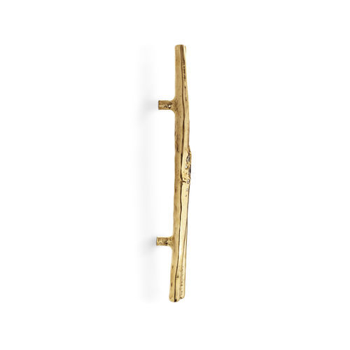 Maniglia a tirante per porta - SHIN LE4018 - PullCast - in ottone spazzolato / in ottone lucidato / in cristallo di zirconio