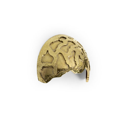 Pomello per mobile contemporaneo - TURTLE OC2021 - PullCast - in ottone spazzolato / in ottone lucidato / in ottone anticato