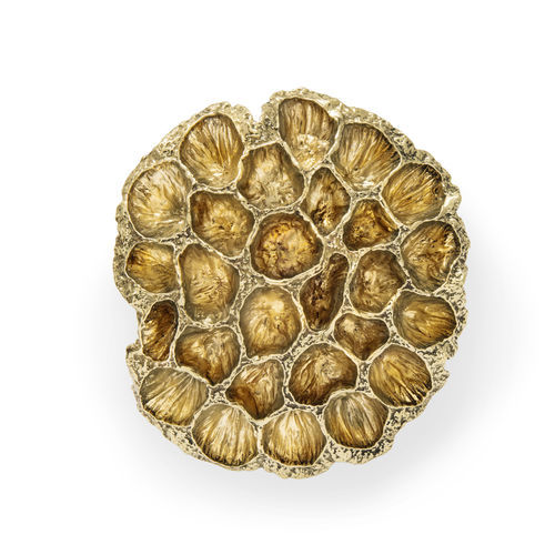 Maniglia per mobile in ottone - COMB EA1069 - PullCast - spazzolata / levigata / anticata
