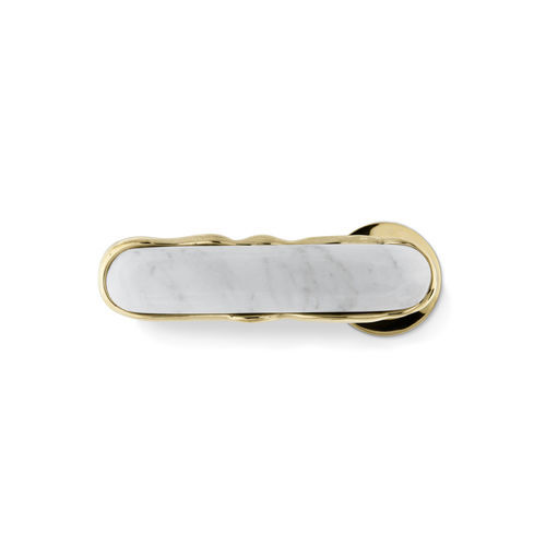 Maniglia per porta - Tiffany Marble CM3077 - PullCast - in ottone / in marmo / contemporanea