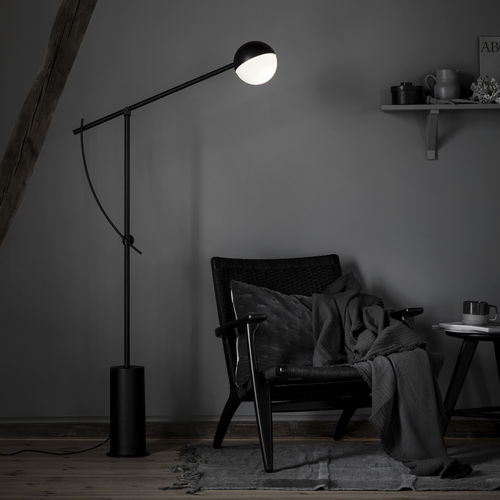 Lampada da pavimento - BALANCER - Northern - in acciaio con rivestimento a polvere / contemporanea / con cavo