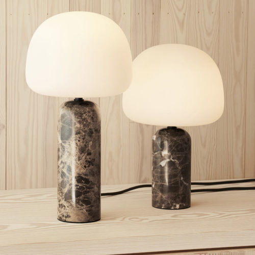 Lampada da tavolo - KIN - Northern - in vetro / in marmo / in opalina