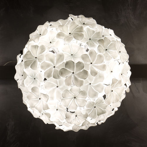 Lampadario contemporaneo - VIBURNO  - Alberto Dona - in vetro di Murano / con 4 punti luce / contract