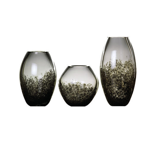 Vaso contemporaneo - TRIS FUCUS - Alberto Dona - in vetro soffiato / fatto a mano / contract