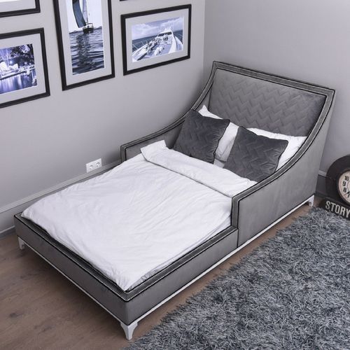 Letto singolo - SIDNEY - Atelier Lilu - classico / imbottito / con testiera