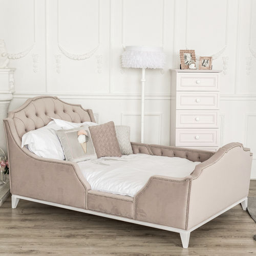 Letto singolo - NAMUR LUX - Atelier Lilu - classico / imbottito / con testiera