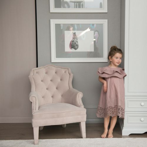 Poltrona classica - NAMUR - Atelier Lilu - in tessuto / in frassino / con cuscino rimovibile