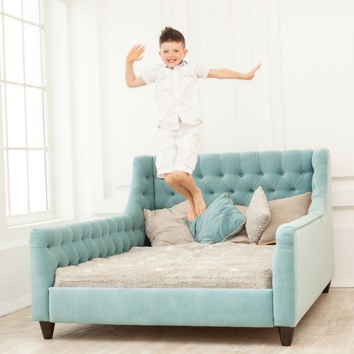 Letto singolo - BROOKLYN PROTECTION - Atelier Lilu - classico / imbottito / con testiera
