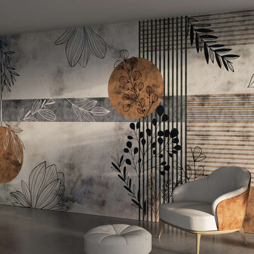 Carta da parati contemporanea - FLOW - WallyArt - in tessuto non tessuto / in fibra di vetro / in vinile