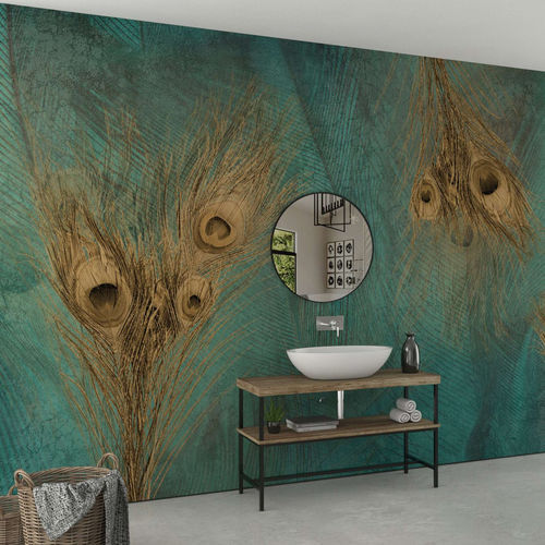 Carta da parati contemporanea - AMETISTA - WallyArt - in tessuto non tessuto / in fibra di vetro / in vinile