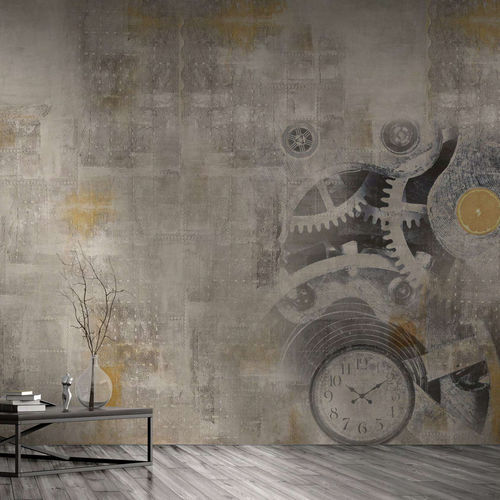 Carta da parati contemporanea - GEAR - WallyArt - in tessuto non tessuto / in fibra di vetro / in vinile
