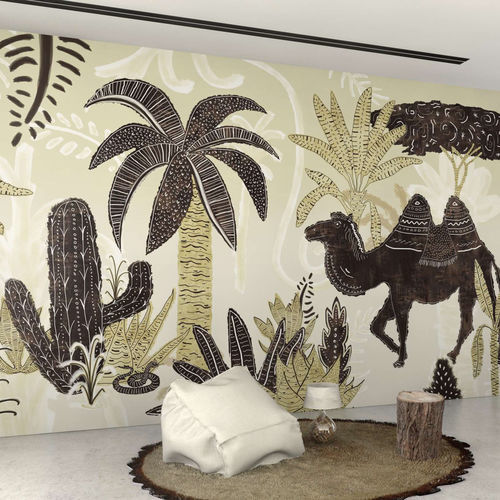 Carta da parati contemporanea - SAHARA - WallyArt - in tessuto non tessuto / in fibra di vetro / in vinile