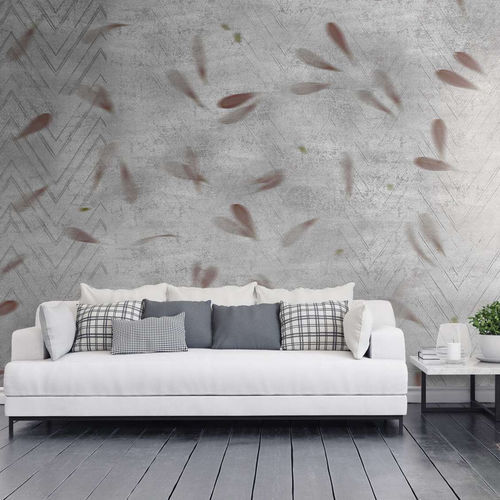 Carta da parati contemporanea - HANA - WallyArt - in tessuto non tessuto / in fibra di vetro / in vinile