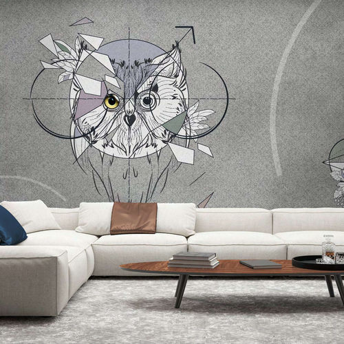Carta da parati contemporanea - ANIMAT - WallyArt - in tessuto non tessuto / in fibra di vetro / in vinile