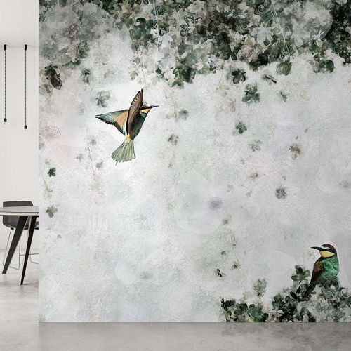 Carta da parati contemporanea - EDERA - WallyArt - in tessuto non tessuto / in fibra di vetro / in vinile