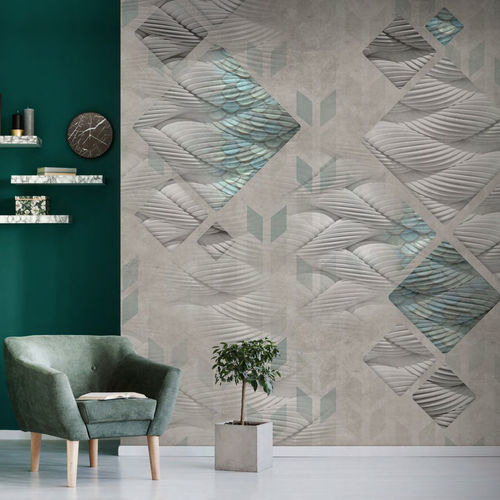 Carta da parati contemporanea - SCALES - WallyArt - in tessuto non tessuto / in fibra di vetro / in vinile