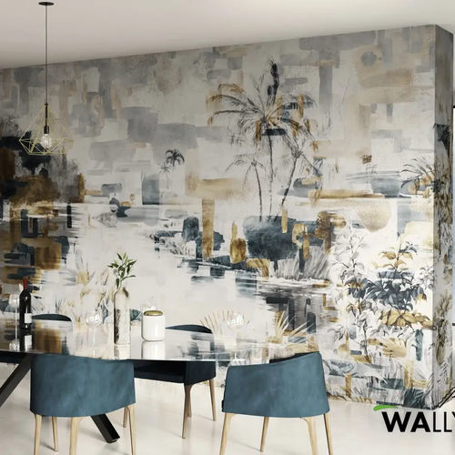 Carta da parati contemporanea - ARUBA - WallyArt - in tessuto non tessuto / in fibra di vetro / in vinile
