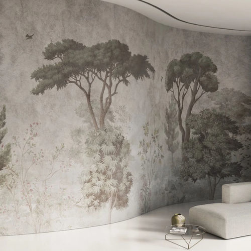 Carta da parati contemporanea - SERAPHINE - WallyArt - in tessuto / in fibra di vetro / panoramica