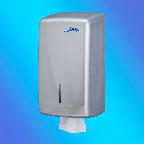 Distributore di salviette da parete - AH75000 - JOFEL INDUSTRIAL S.A. - in acciaio / contract