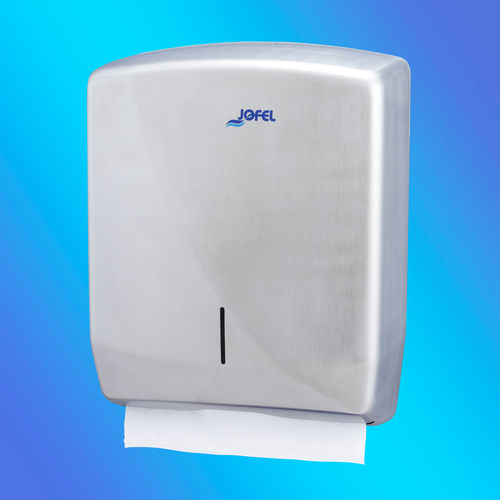 Distributore di salviette da parete - AH25000 - JOFEL INDUSTRIAL S.A. - in acciaio / contract