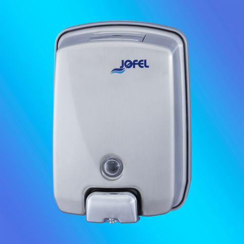 Distributore di sapone professionale - FUTURA : AC54000 - JOFEL INDUSTRIAL S.A. - da parete / in acciaio / manuale
