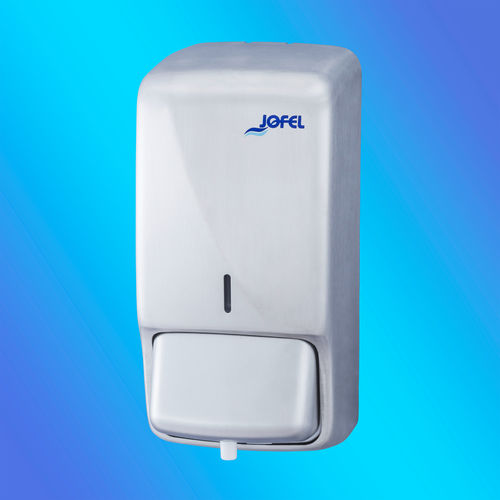 Distributore di sapone professionale - FUTURA : AC46000 - JOFEL INDUSTRIAL S.A. - da parete / in acciaio / manuale