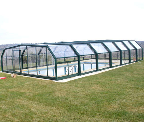 Copertura per piscina alta - GOCHA - planetabri - a mezza altezza / a parete / telescopica