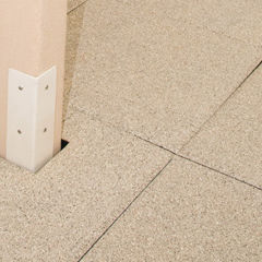 Pavimento in gomma riciclata - PLAY - Nature of Early Play - per parco giochi / a quadrotte / beige