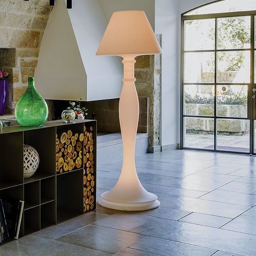 Lampada da terra - EVA - MONACIS - in polietilene / contemporanea / senza fili
