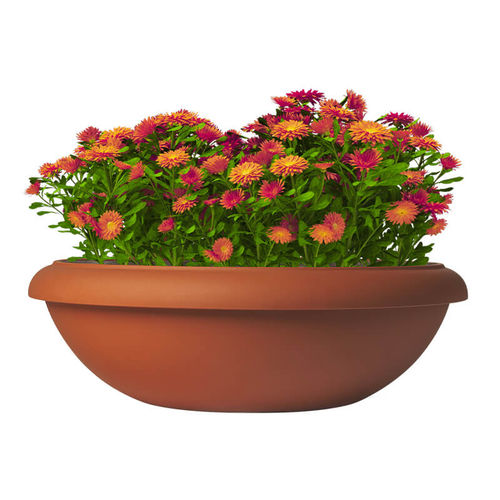 Vaso da giardino in polietilene rotostampato - Virgo - PASQUINI & BINI - da appoggio / rotondo / per uso residenziale