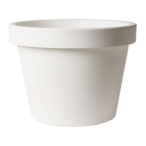 Vaso da giardino in polietilene rotostampato - Lira – ALBA - PASQUINI & BINI - conico / per uso residenziale / bianco
