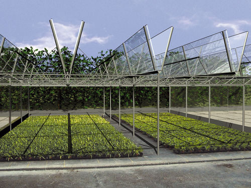 Serra contract - OPENAIR  - CMF GROUPE - da giardinaggio / di produzione / ad apertura totale