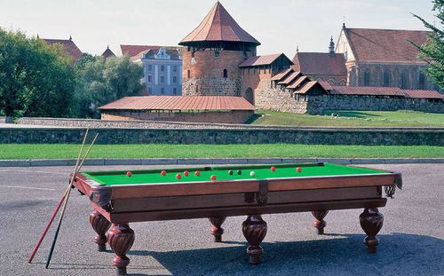 Tavolo da biliardo in stile - KONSULAS - Bilijardai JSC - contract / per uso residenziale / in legno massiccio