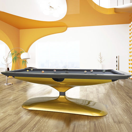 Tavolo da biliardo design originale - S7 - Bilijardai JSC - per uso residenziale / in legno massiccio / in acciaio