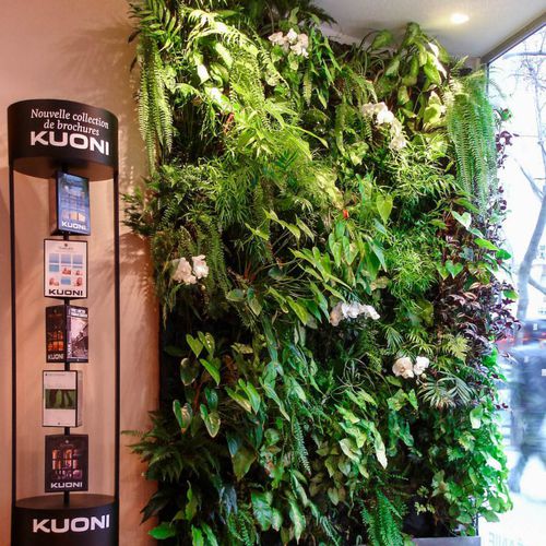 Parete vegetale stabilizzata - A WALL OF PLANTS  - Jardins de Babylone - in pannelli modulari / naturale / in fogliame