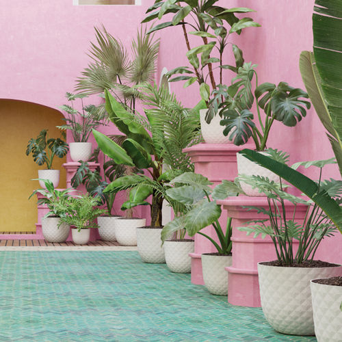 Vaso da giardino in polipropilene - HAVANA TROPICAL - Artevasi, S.A - rotondo / per uso residenziale