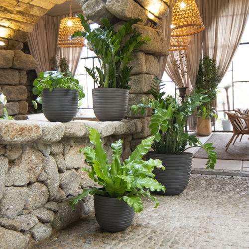 Vaso da giardino in polipropilene - HAVANA HORIZON - Artevasi, S.A - rotondo