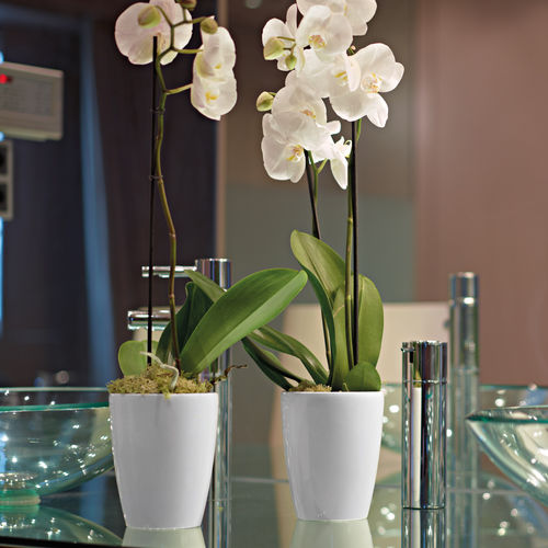Vaso da giardino in polistirene - FIJI - Artevasi, S.A - in polipropilene / da appoggio / rotondo