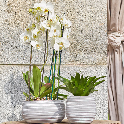 Vaso da giardino in ceramica - DORIS - Artevasi, S.A - da appoggio / rotondo / per uso residenziale
