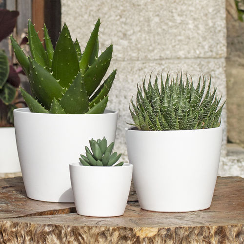Vaso da giardino in ceramica - NUBIA - Artevasi, S.A - rotondo / per uso residenziale
