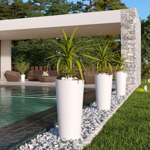 Vaso da giardino in polipropilene - PORTO  - Artevasi, S.A - rotondo / in altezza / per uso residenziale