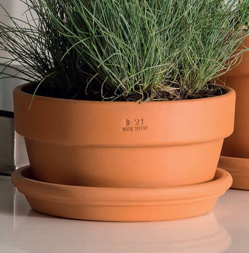 Fioriera in terracotta - CLASSICA : BULB PAN - DEGREA - rotonda / contemporanea / da esterno