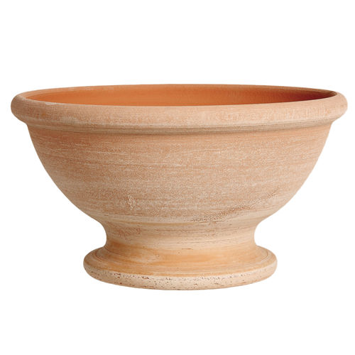 Vaso da giardino in terracotta - OASI : FIRENZE BOWL - DEGREA - in laterizio / rotondo / conico