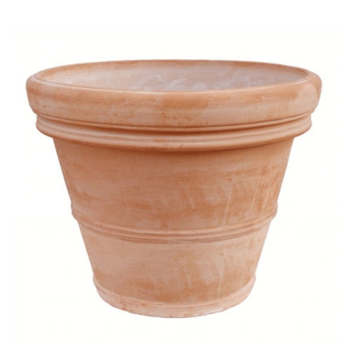 Vaso da giardino in terracotta - Toscana : Heavy Rim - DEGREA - conico / per uso residenziale