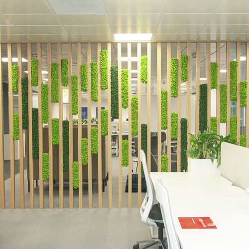 Parete vegetale stabilizzata - CUSTOM PISTACHIO&GREEN - Greenarea - su misura / in fogliame / in muschio