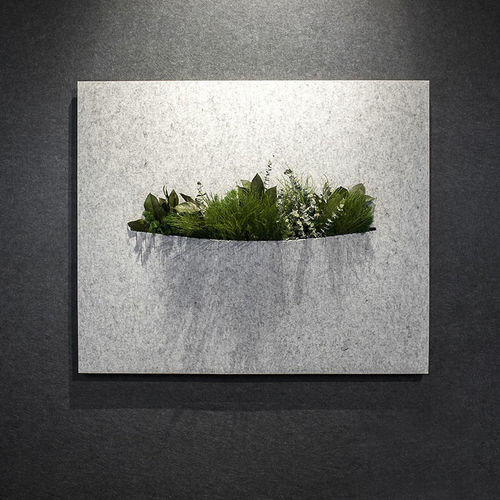 Pannello acustico per muro - OTOgreen Wall - Greenarea - per rivestimento di facciata / in tessuto acustico / in fibra di poliestere