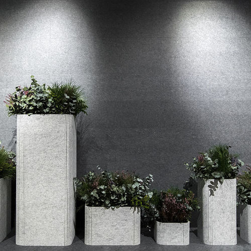 Fioriera in plastica riciclata - OTOgreen Planter - Greenarea - in fibra di poliestere / rettangolare / quadrata