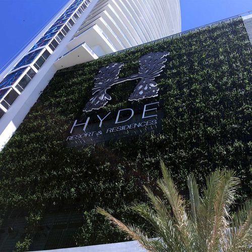 Parete vegetale di piante viventi - BASIC WALL® - GSky Plant Systems, Inc. - su misura / naturale / in fogliame